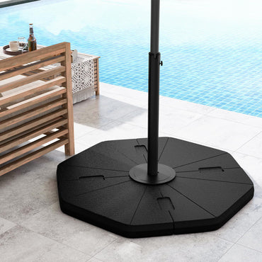Tangkula 4-Piece Patio Umbrella Base