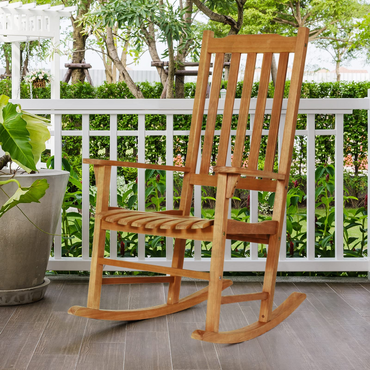 Tangkula Fauteuil à bascule de patio, avec capacité de poids robuste de 159 kg