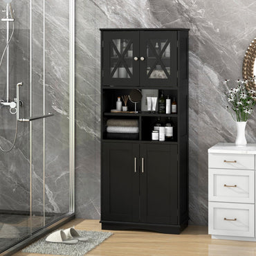 Meuble de salle de bain haut Tangkula (23,5 x 12 x 57 pouces)