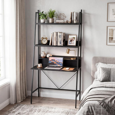 Tangkula 3-Tier Ladder Computer Desk for Home Office