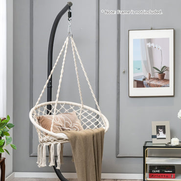 Tangkula Hammock Chair with Cushion