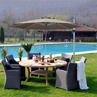 Tangkula 11 Ft Patio Umbrella for Garden Deck Pool