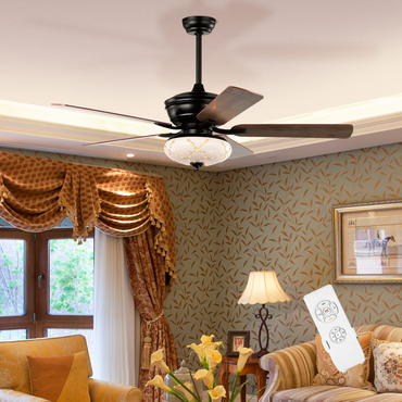 Tangkula 52-Inch Ceiling Fan with Remote Control