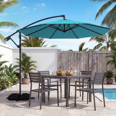 Tangkula 10ft Patio Umbrella with Base Included