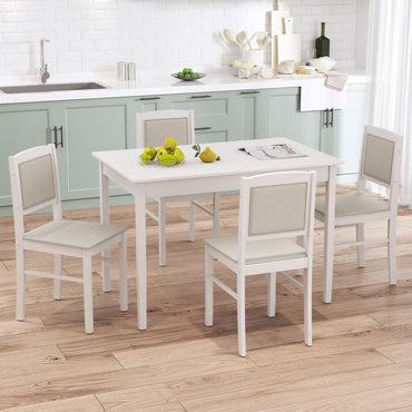 Tangkula Dining Table Set for 4