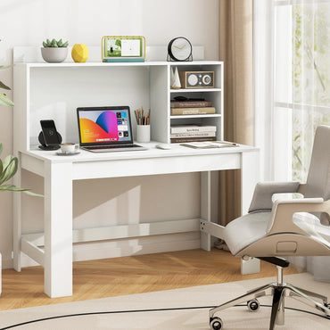 Bureau d'ordinateur Tangkula avec huche et station de charge