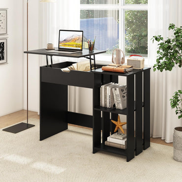 Bureau d'ordinateur Tangkula avec plateau relevable