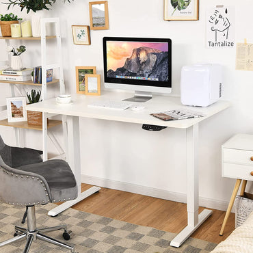 Tangkula Universal Wood Table Top for Standard & Sit to Stand Desk Frame