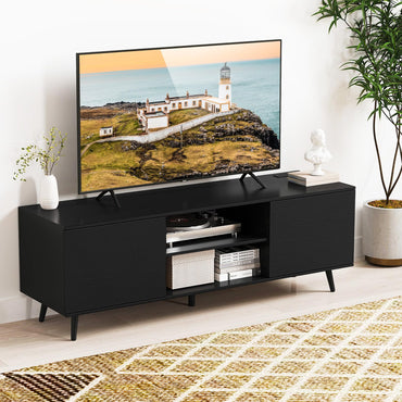 Tangkula TV Stand for 60" TVs for Living Room