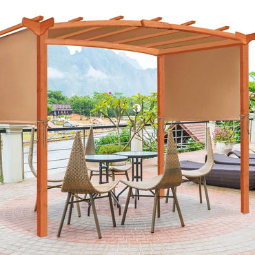 Tangkula 6.7'x17' Universal Replacement Canopy for Pergola Structures