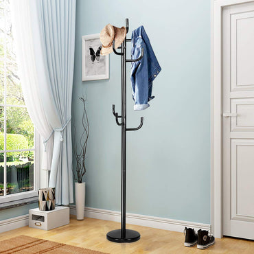 Tangkula Metal Coat Rack Hat Stand