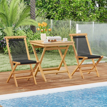 Tangkula 3-Piece Patio Bistro Set