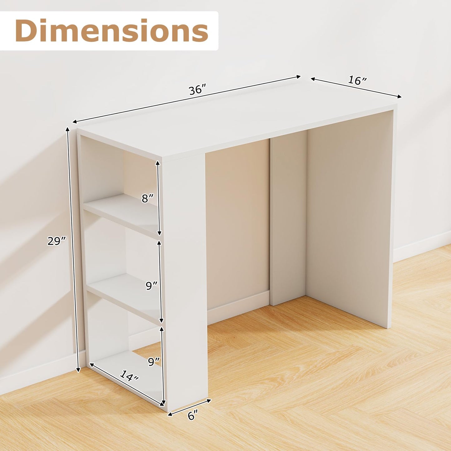 Tangkula Small Computer Desk(36 Inch)
