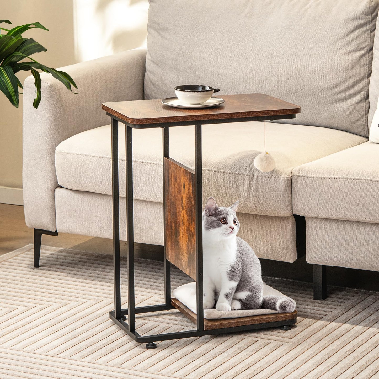 Tangkula Cat Tree and End Table