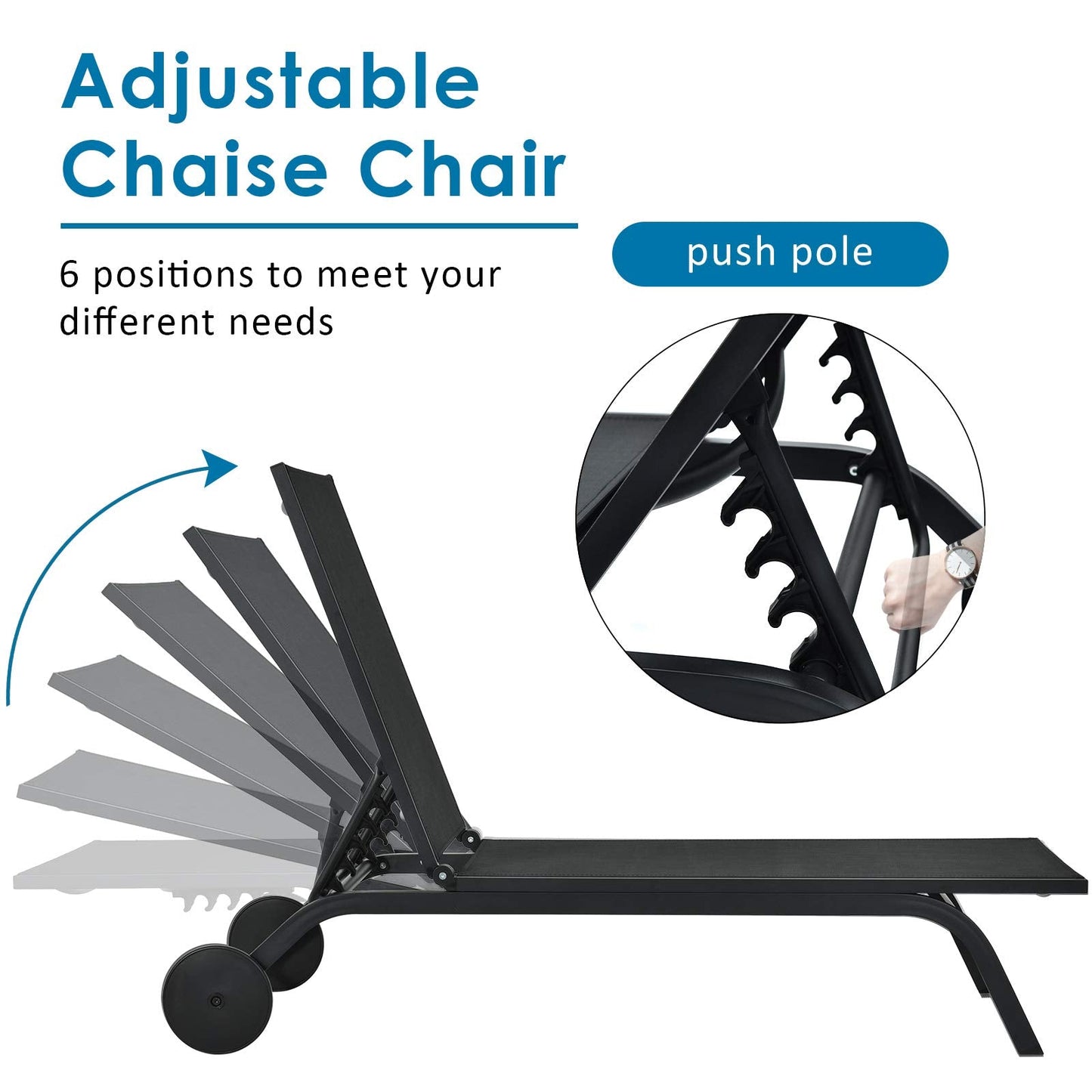 Outdoor Aluminum Chaise Lounge