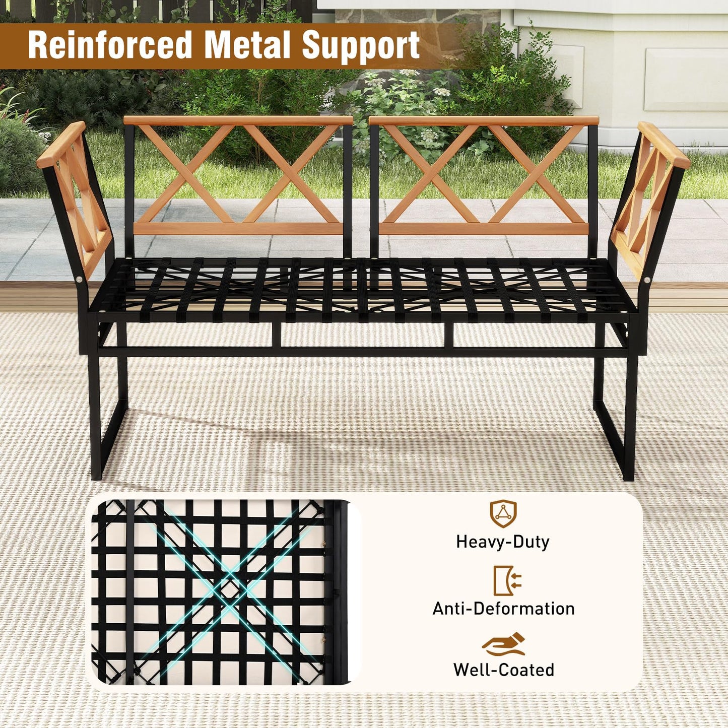 Tangkula 7 Piece Outdoor Furniture Set