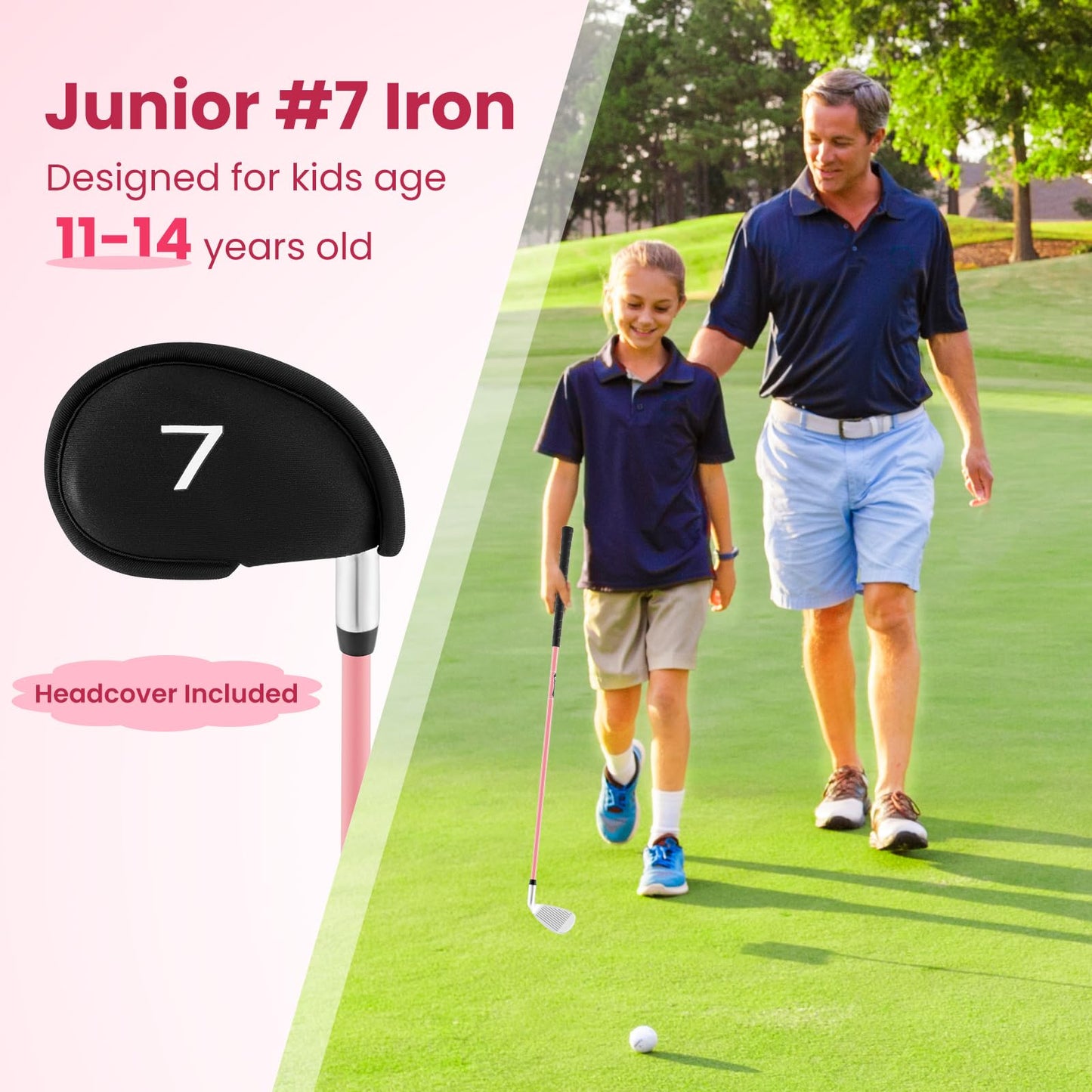 Tangkula Junior #7 Iron for Kids,Ages 11-14