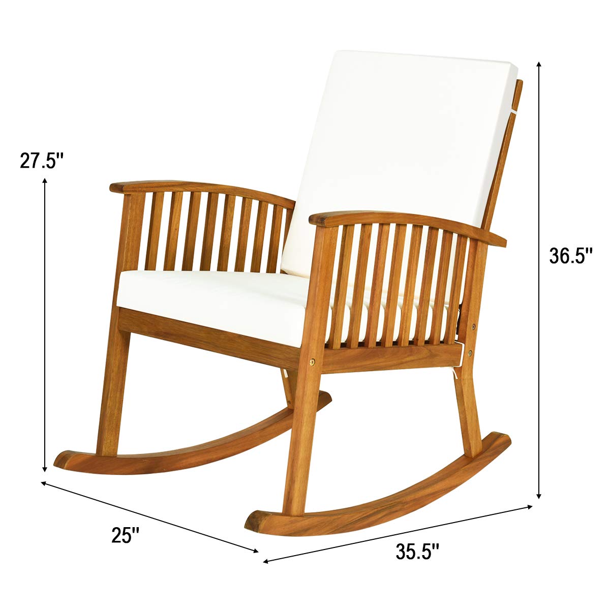 2 PCS Patio Bistro Set - Tangkula