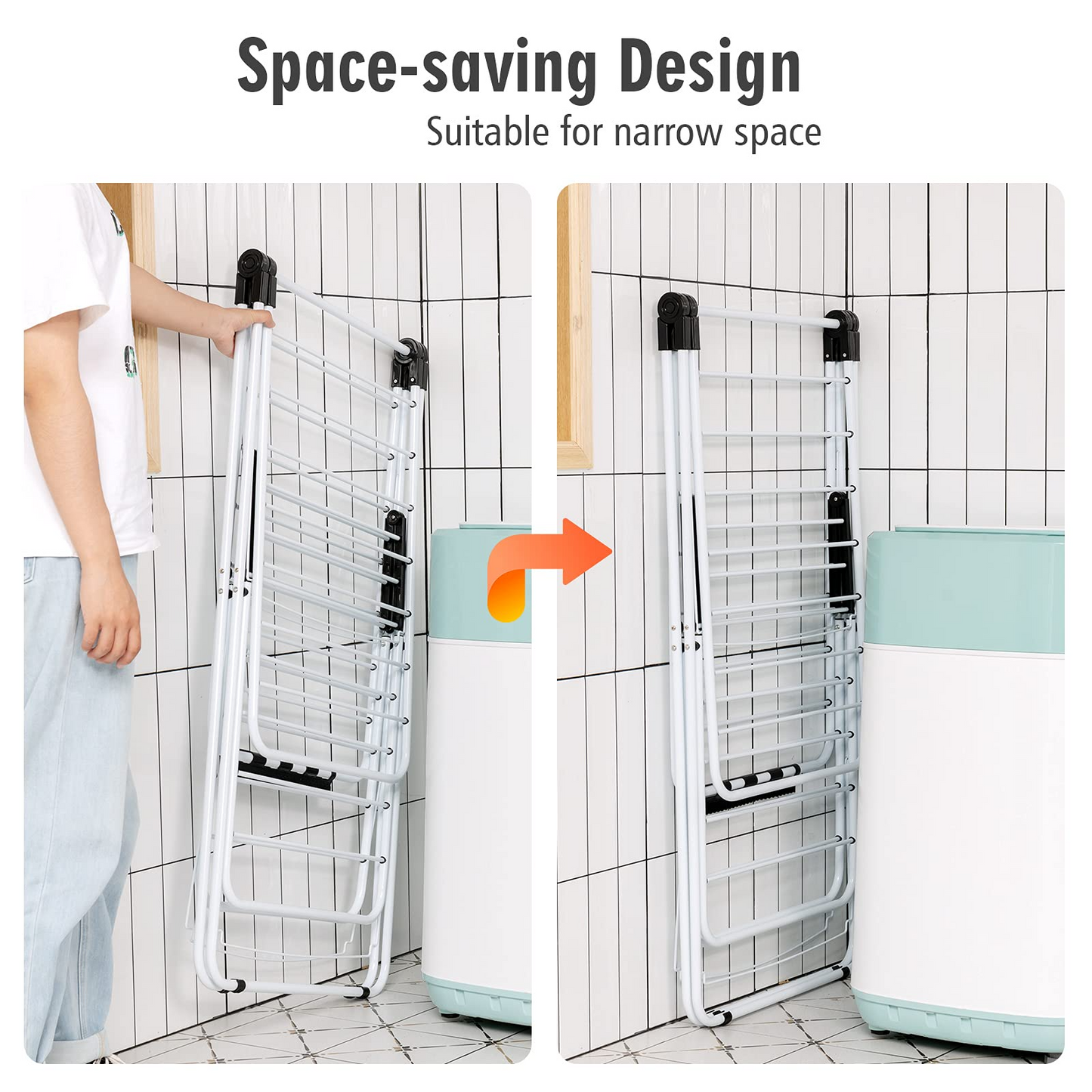 2-Level Clothes Drying Rack - Tangkula