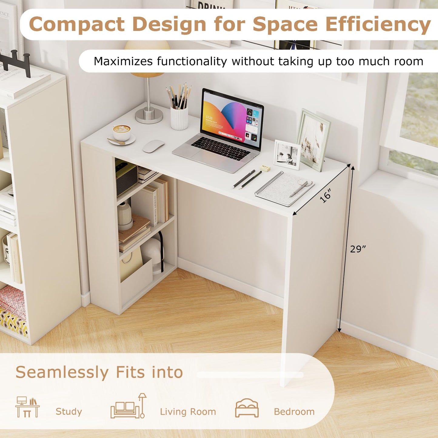 Tangkula Small Computer Desk(36 Inch)