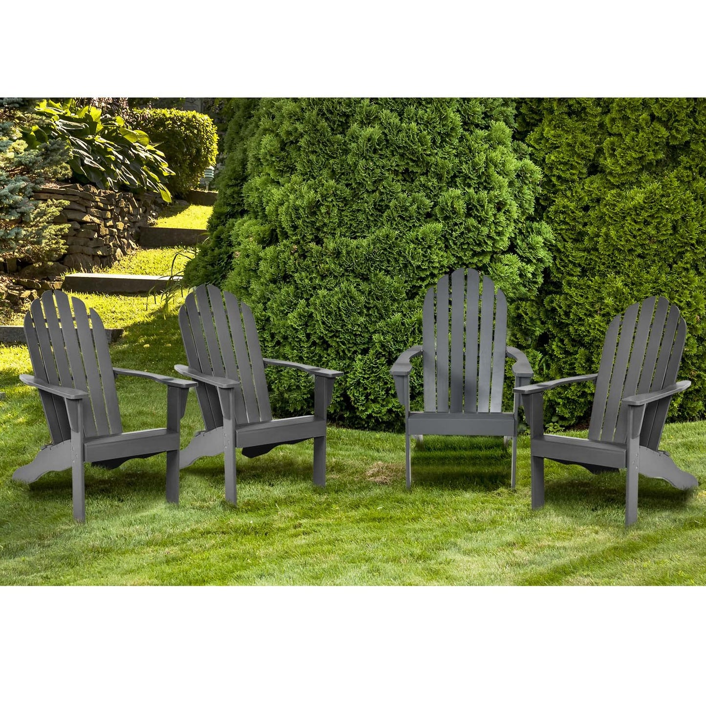 Adirondack Chair, for Patio Deck Lawn Backyard, Garden Adirondack Furniture