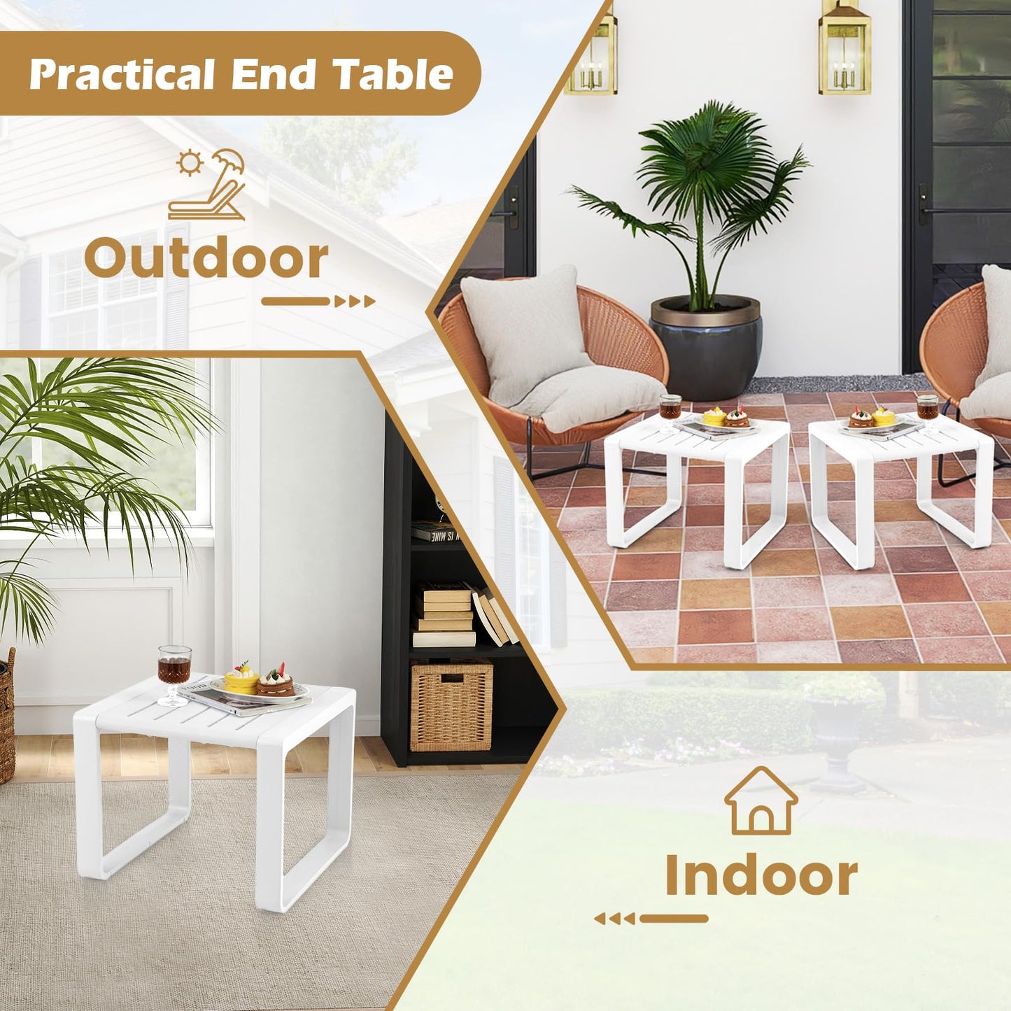 Tangkula 5 Piece Patio Furniture Set