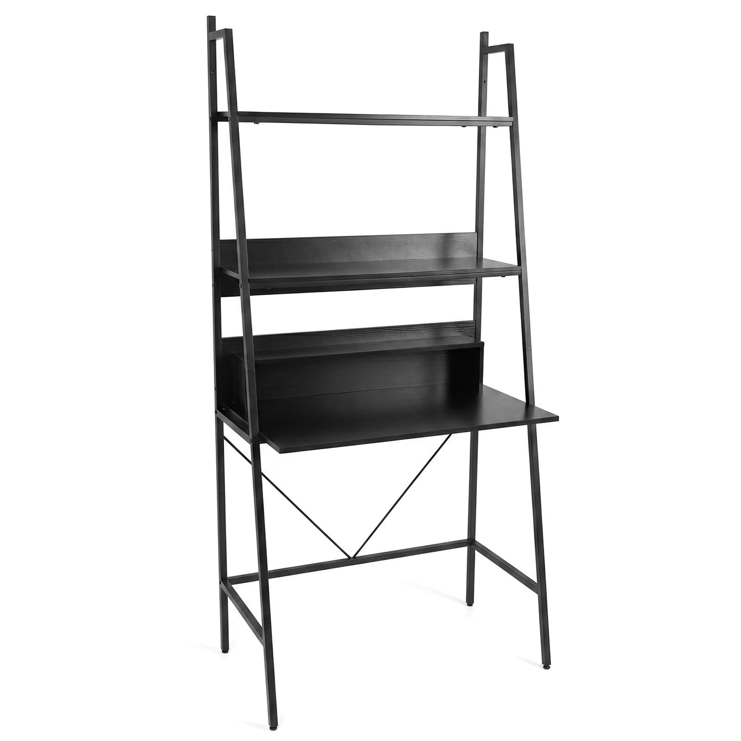 Tangkula 3-Tier Ladder Computer Desk for Home Office
