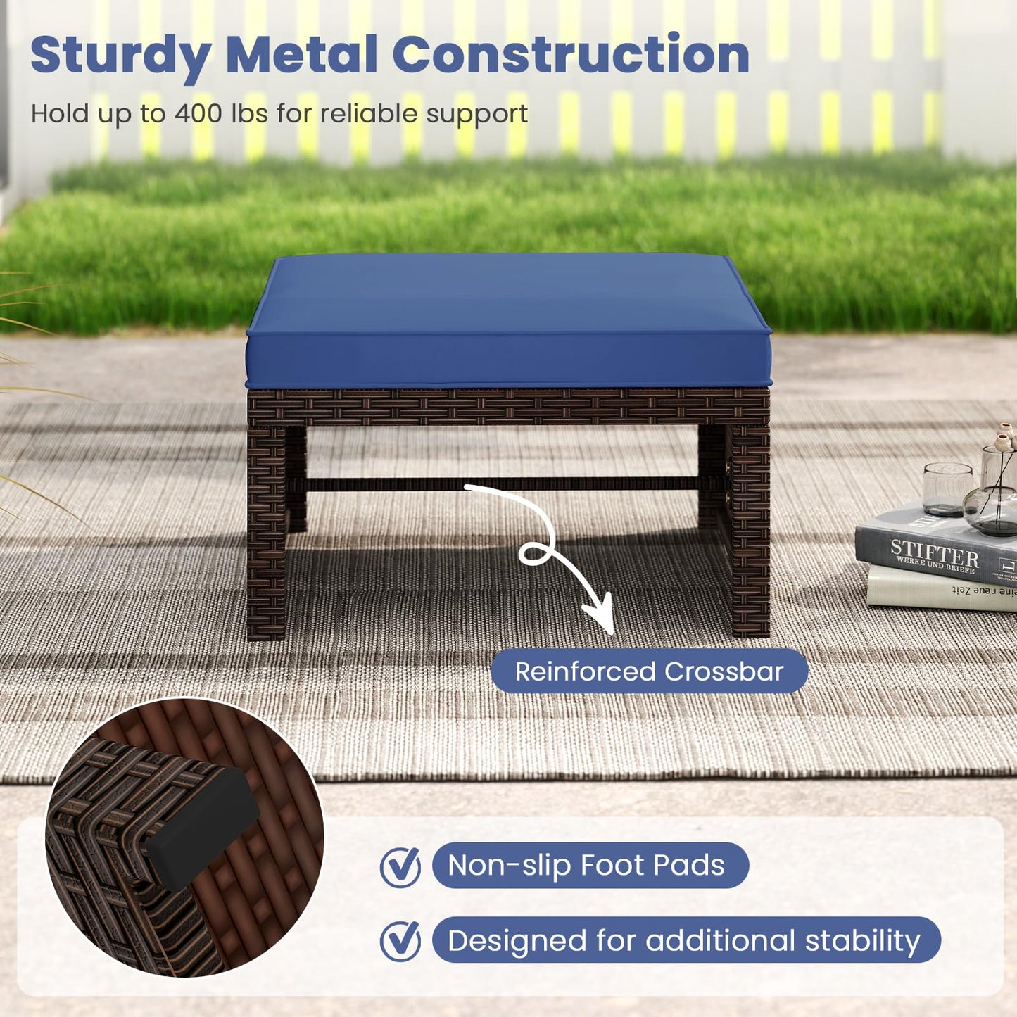 Tangkula 6 Pieces Patio Furniture Set