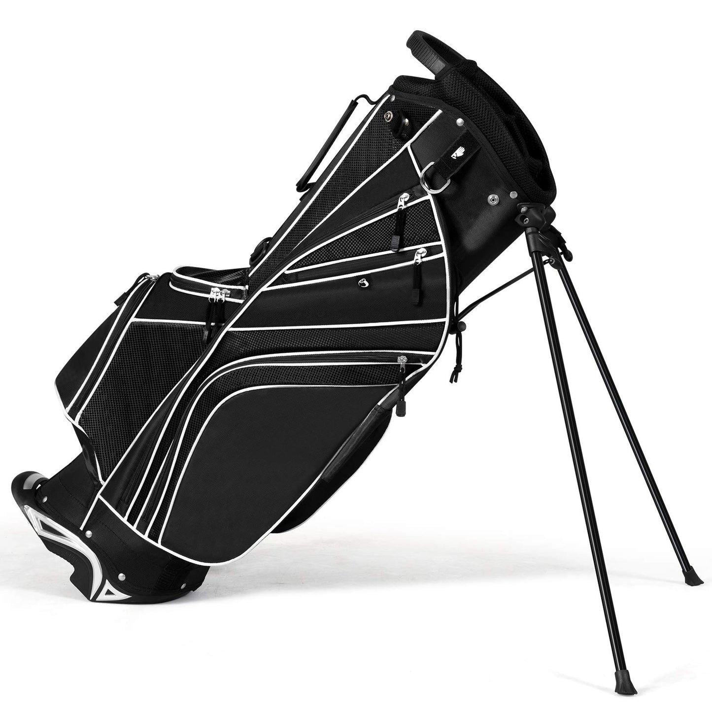 Tangkula Golf Stand Bag with 6 Way Top Dividers