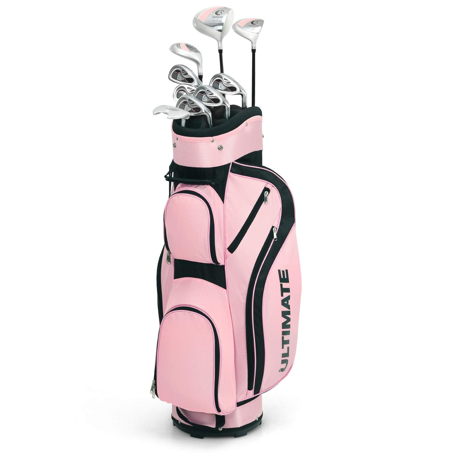 Tangkula Complete Golf Clubs Set 10 Pieces Right Hand, Free Putter, Golf Club Set