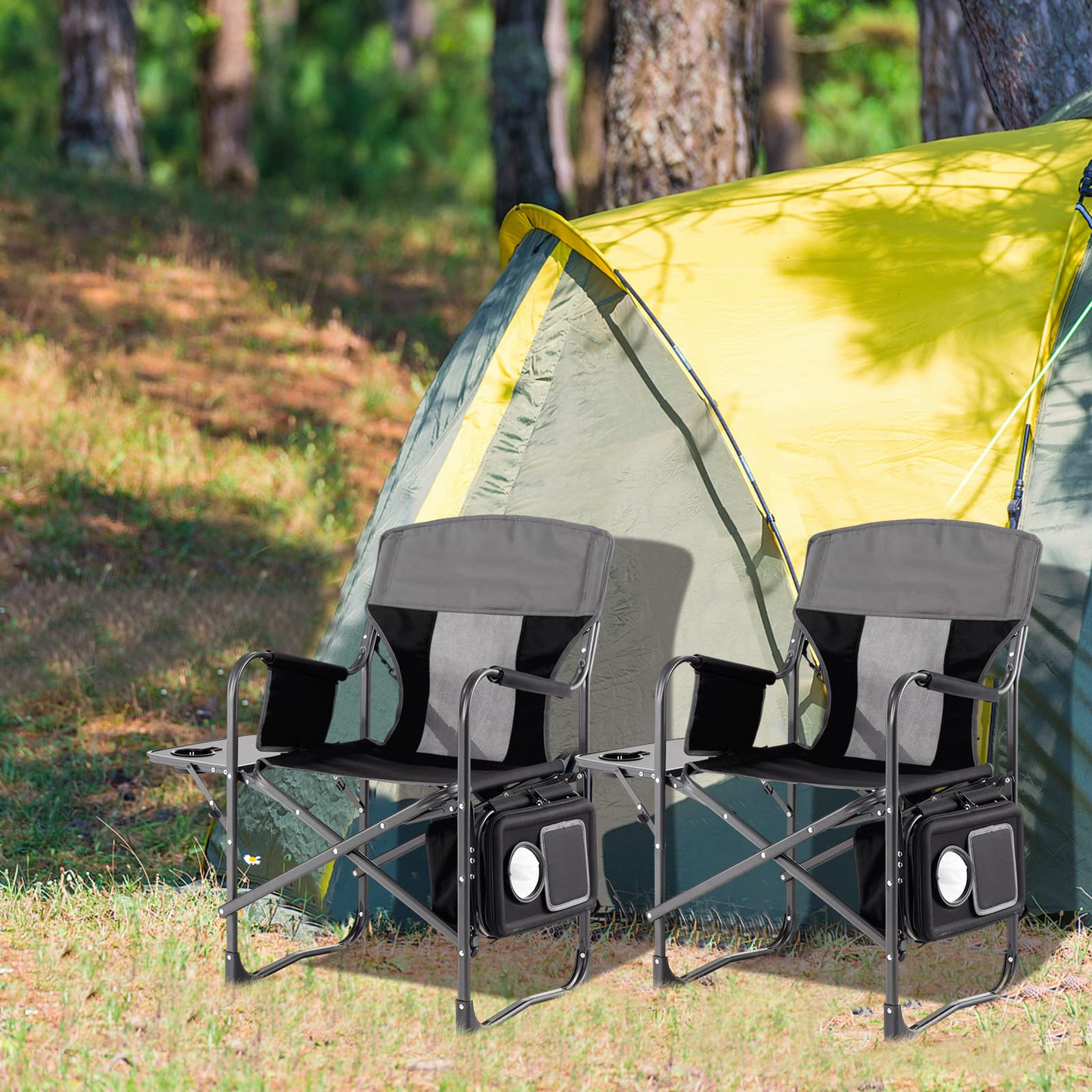 Tangkula Folding Camping Chair, Director Chair