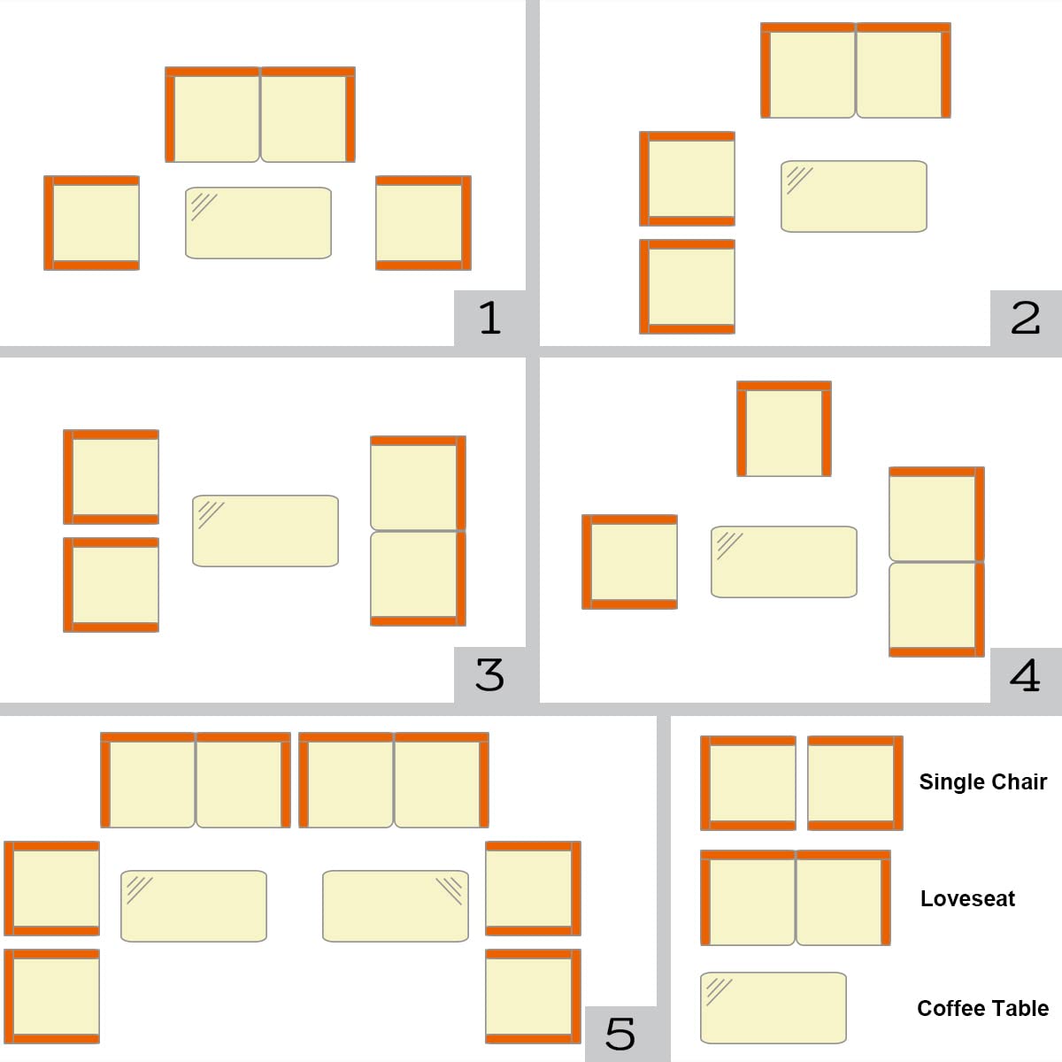 Tangkula 4-PCS or 8-PCS Patio Rattan Conversation Set, Outdoor Wicker Furniture Set with Tempered Glass Coffee Table &Thick Cushion
