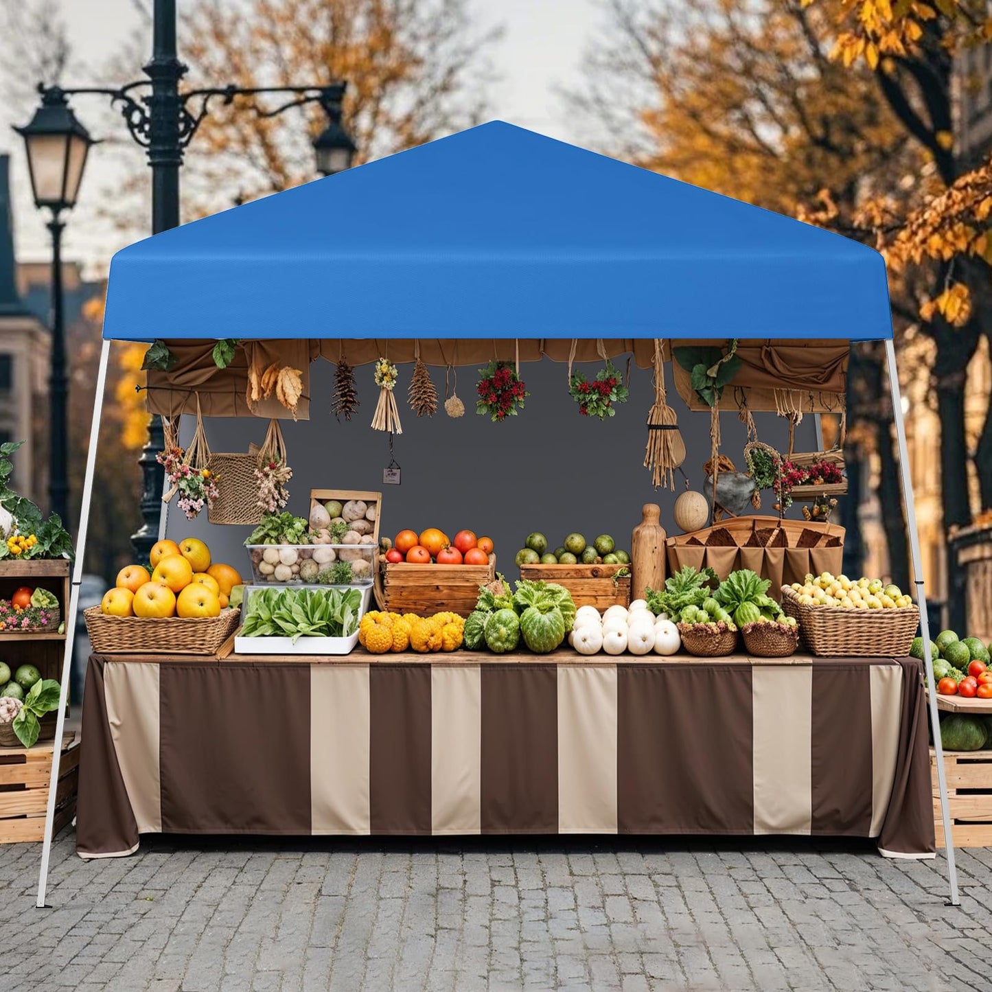 Tangkula 10x10 FT Pop Up Canopy with Sidewall