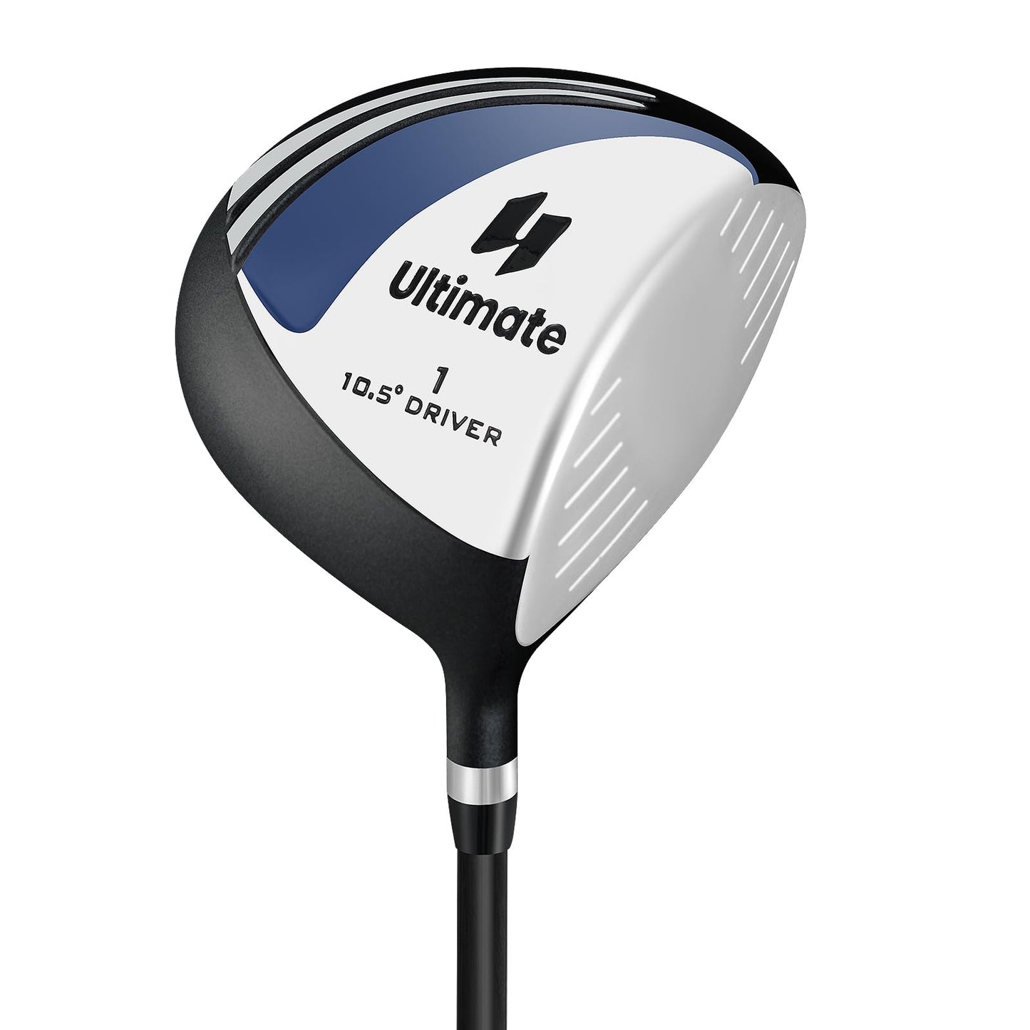 Tangkula Driver de golf pour hommes débutants, club de golf driver 460CC droitier, driver de golf en alliage d'aluminium 10,5° avec manche en graphite et couvre-tête