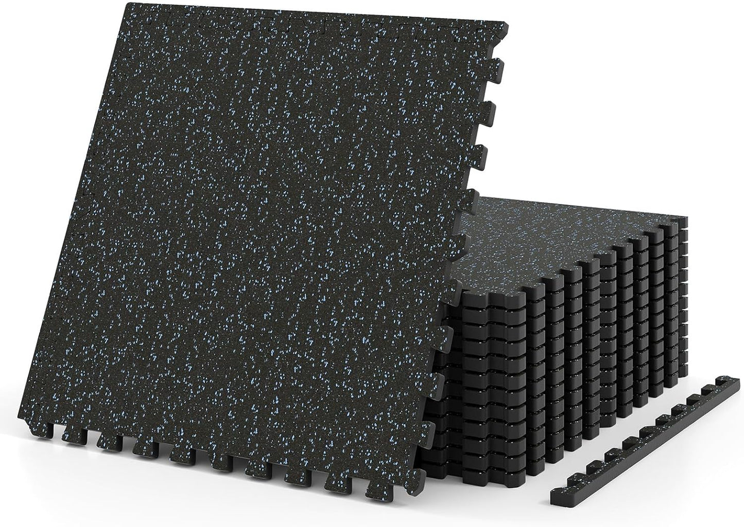 Tapis d'équipement de sport Tangkula, épaisseur 2 cm, dessus en caoutchouc, 4,46/8,92 m²