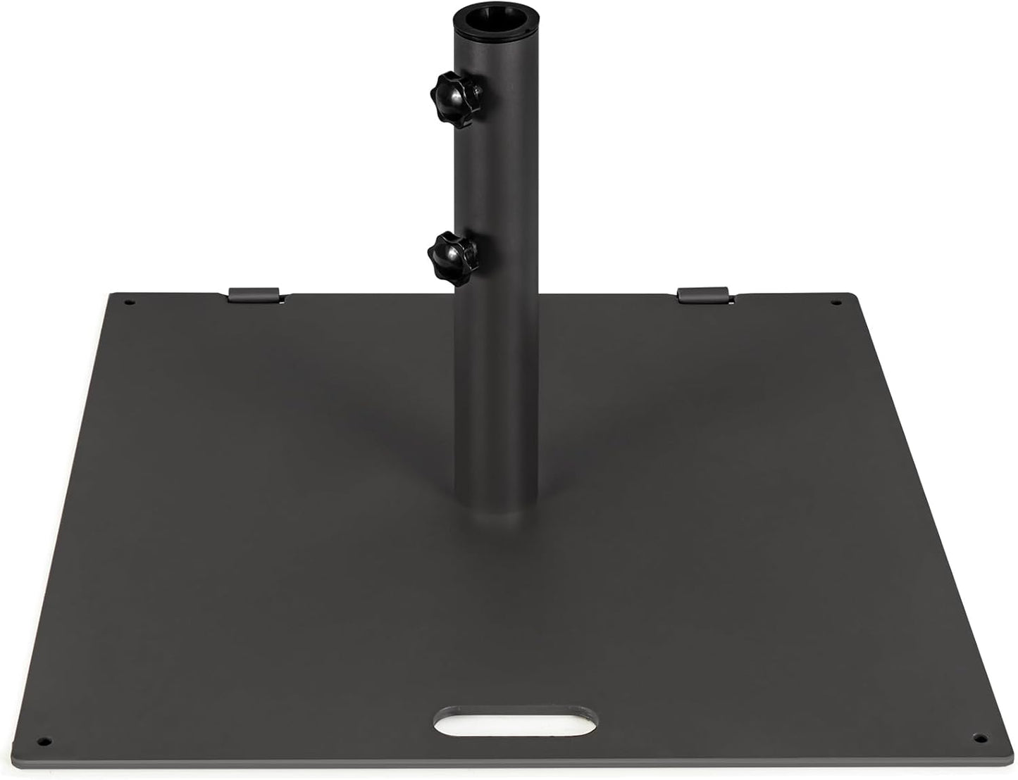 Pied de parasol de terrasse 50 lb, convient aux mâts de parasol de 1,6 à 1,9 po (Bronze)