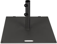 Pied de parasol de terrasse 50 lb, convient aux mâts de parasol de 1,6 à 1,9 po (Bronze)