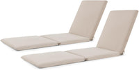 Tangkula 72” x 23” Chaise Lounge Cushion, Tri-Fold Lounger Pad with Hook & Loop Fasteners