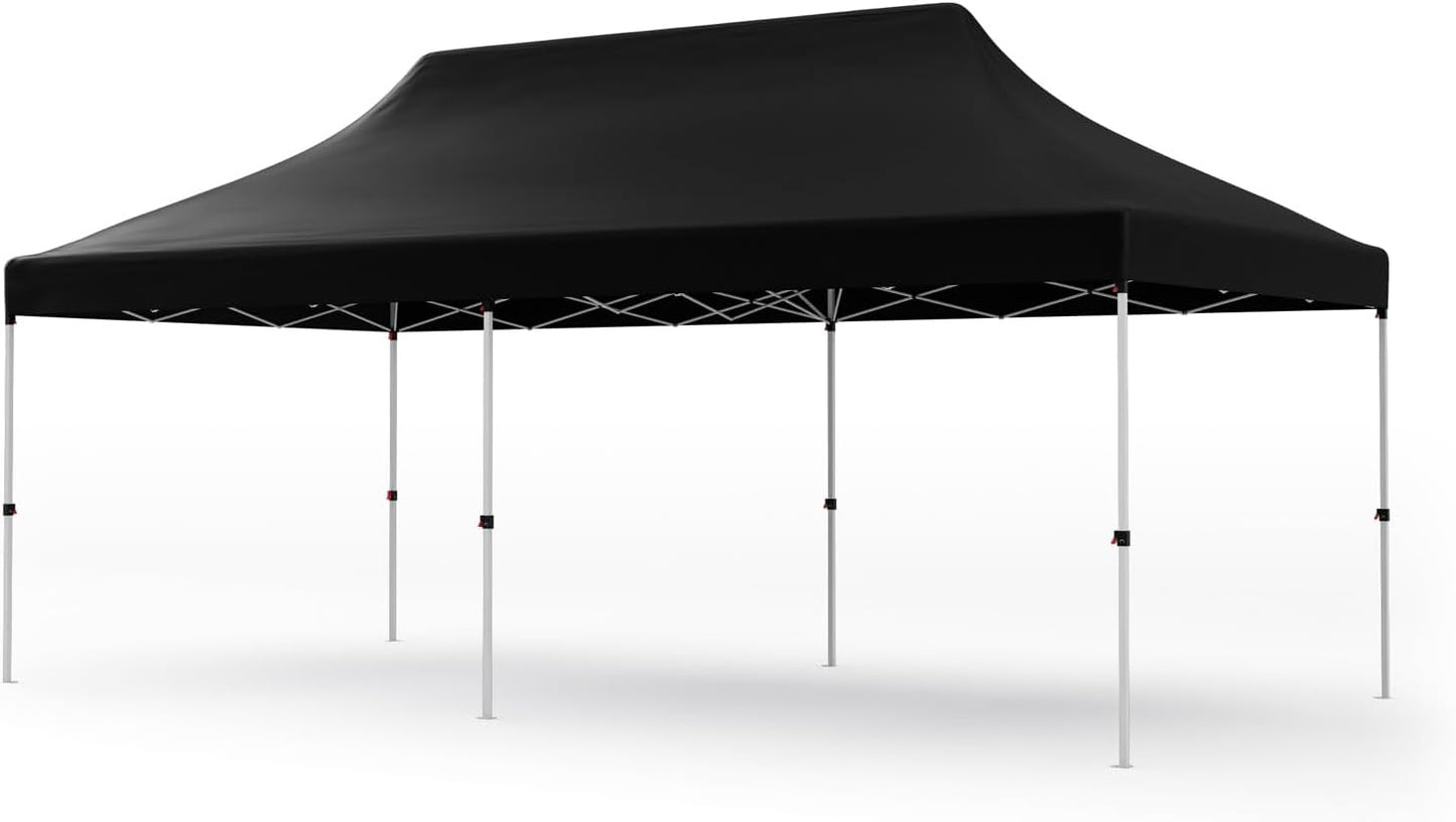 Tangkula 10x20 Ft Pop Up Canopy, Instant Setup Canopy Tent with 12 Stakes & 6 Ropes