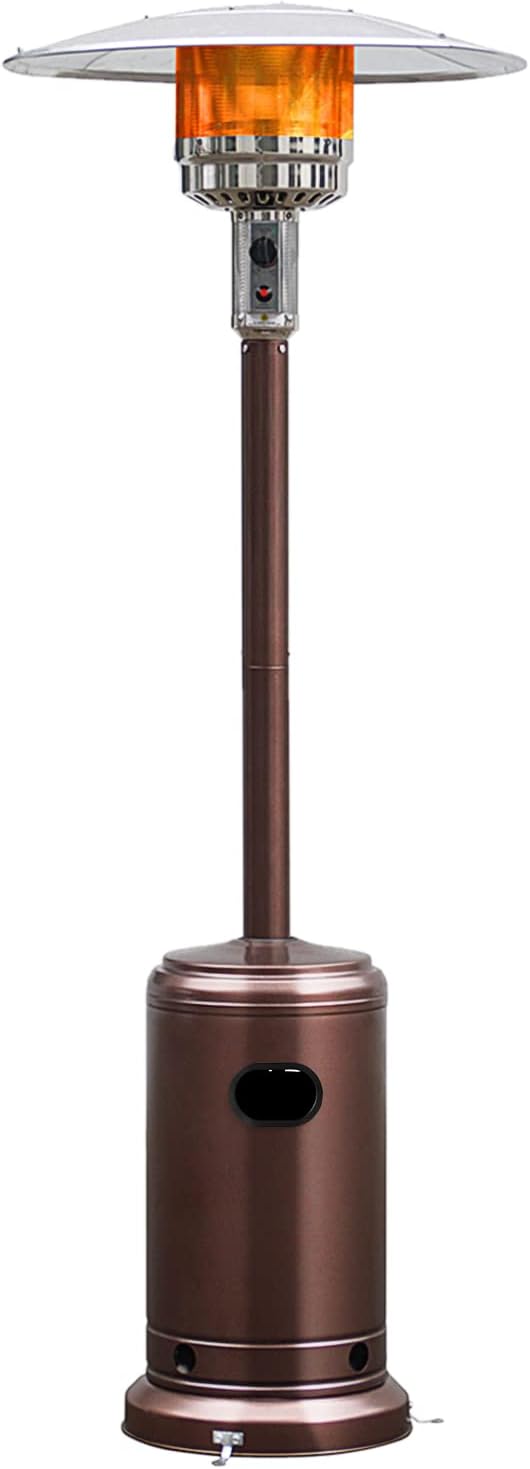 Patio Heater, 50000 BTU Propane Heater with Wheels