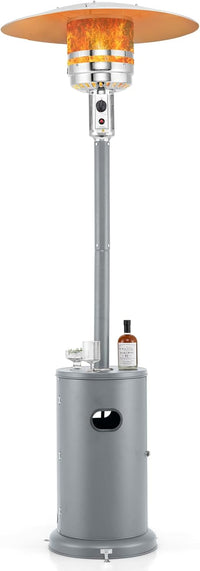 Tangkula 50,000 BTU Propane Outdoor Heater, Patio Heater with Strengthened Stainless Steel Burner