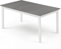 Tangkula 60" Wooden Rectangular Dining Table for 4-6 People