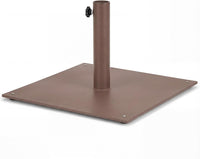Tangkula Pied de Parasol de Patio de 15,8 kg, Support de Parasol Robuste de 50,8 cm, Base de Parasol Carrée