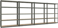 Tangkula 5-Tier Heavy Duty Metal Shelving with 2000 LBS Load, 35" / 47" Wide