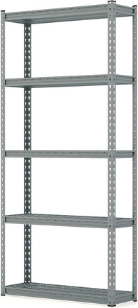 Tangkula 5-Tier Garage Storage Shelves, Heavy Duty Metal Storage Shelving Unit, 35.5" x 12" x 72"