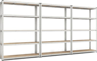 Tangkula 5-Tier Heavy Duty Metal Shelving with 2000 LBS Load, 35" / 47" Wide