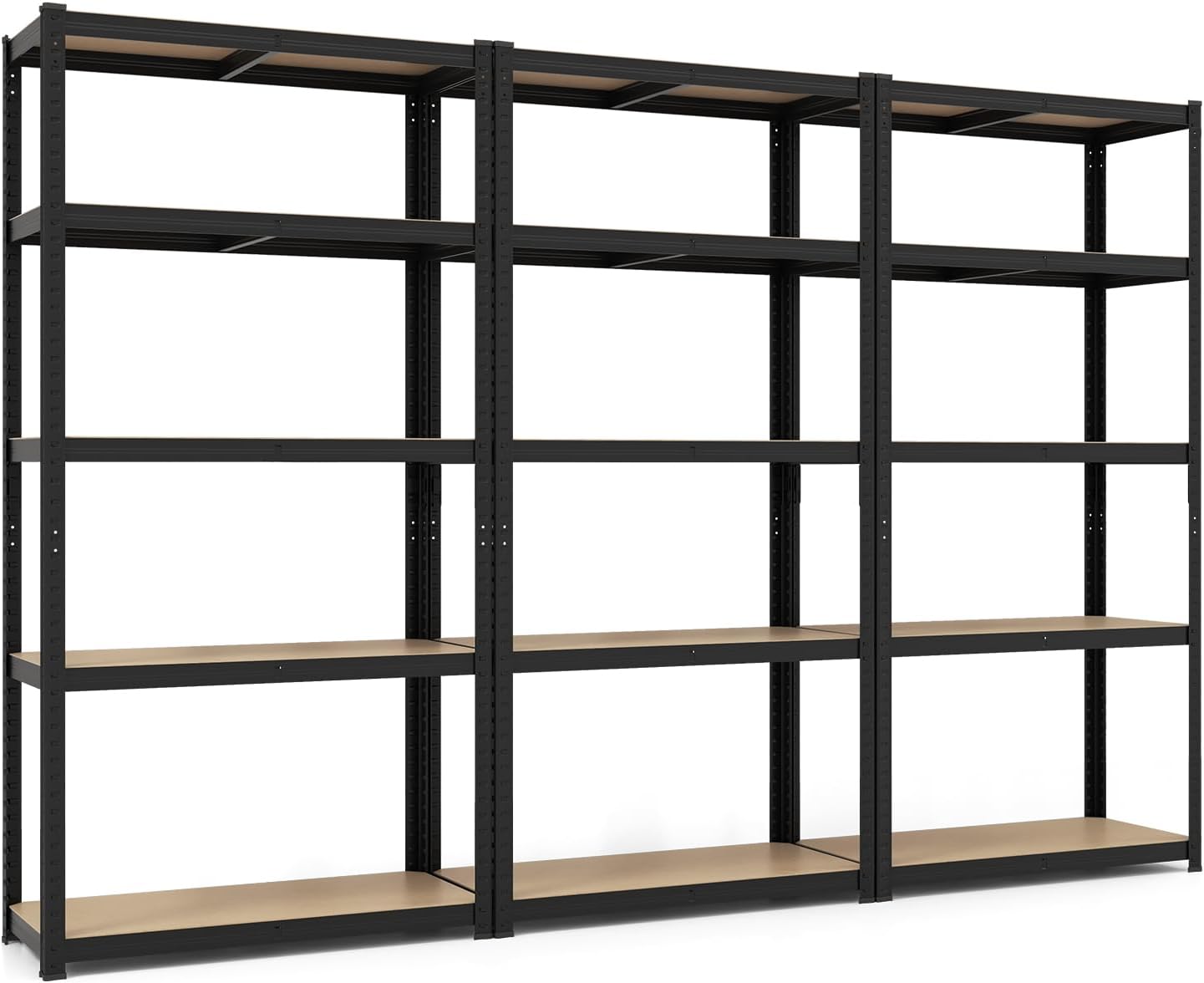Tangkula 5-Tier Heavy Duty Metal Shelving with 2000 LBS Load, 35" / 47" Wide