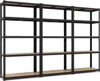 Tangkula 5-Tier Heavy Duty Metal Shelving with 2000 LBS Load, 35" / 47" Wide