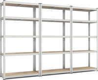 Tangkula 5-Tier Heavy Duty Metal Shelving with 2000 LBS Load, 35" / 47" Wide