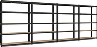 Tangkula 5-Tier Heavy Duty Metal Shelving with 2000 LBS Load, 35" / 47" Wide